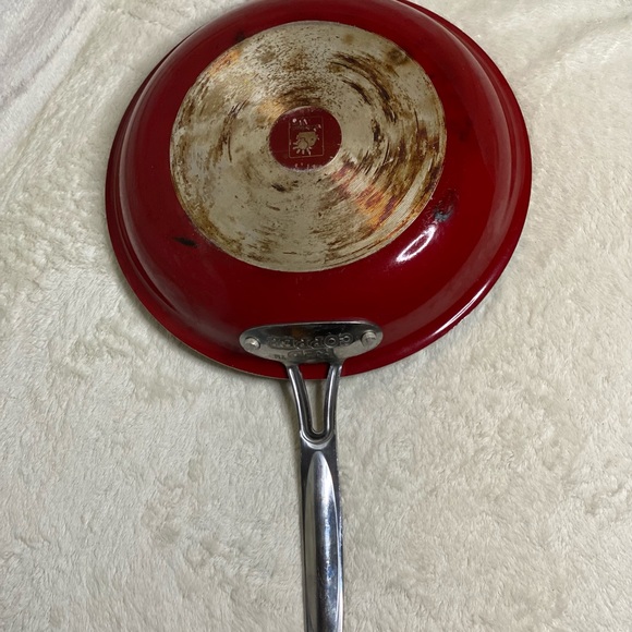 Kitchen Red Copper Fry Pan As Seen On Tv Poshmark